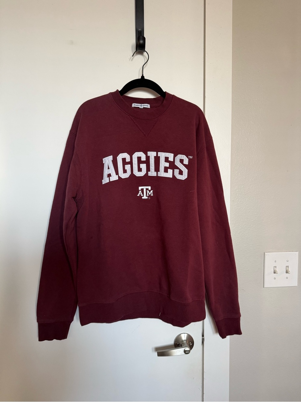 Maroon Aggies Pullover Crewneck Sweatshirt